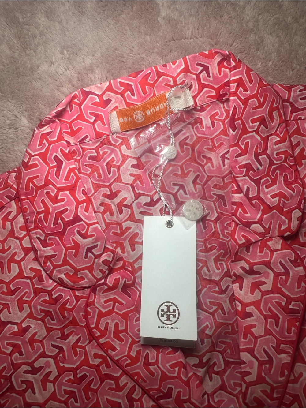 Tory Burch Pink Pajama Set - Picture 3 of 7